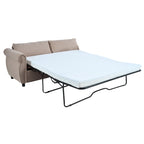 Canapé-lit gigogne 205 cm avec matelas en mousse – Style rétro