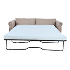 Canapé-lit gigogne 205 cm avec matelas en mousse – Style rétro