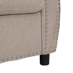 Canapé-lit gigogne 205 cm avec matelas en mousse – Style rétro