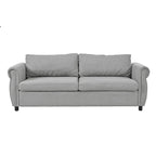 Canapé-lit gigogne 205 cm avec matelas en mousse – Style rétro