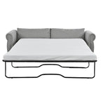 Canapé-lit gigogne 205 cm avec matelas en mousse – Style rétro