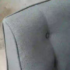 Fauteuil d'appoint moderne en velours capitonné de 25 po avec pieds épingles