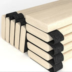Lit plateforme moderne en velours – Tête de lit capitonnée, cadre en bois de pin, 227 kg