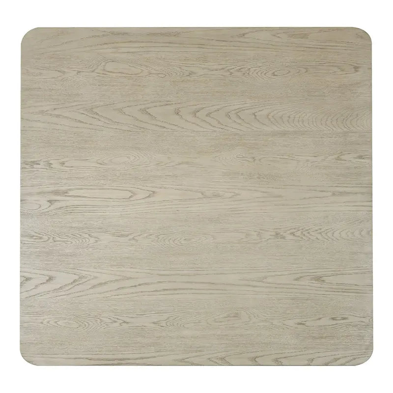 Table à manger carrée en bois massif de 54 pouces, hauteur comptoir - Style moderne