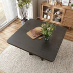 Table à manger carrée en bois massif de 54 pouces, hauteur comptoir - Style moderne