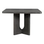 Table à manger carrée en bois massif de 54 pouces, hauteur comptoir - Style moderne