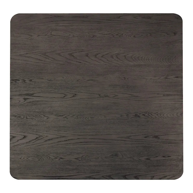 Table à manger carrée en bois massif de 54 pouces, hauteur comptoir - Style moderne