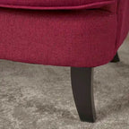 Fauteuil club en tissu capitonné - Fauteuil d'appoint capitonné pour salon