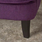 Fauteuil club en tissu capitonné - Fauteuil d'appoint capitonné pour salon