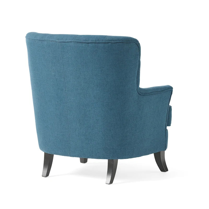 Fauteuil club en tissu capitonné - Fauteuil d'appoint capitonné pour salon