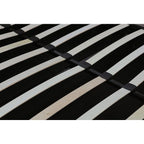 Lit plateforme moderne en similicuir noir – Meuble de chambre