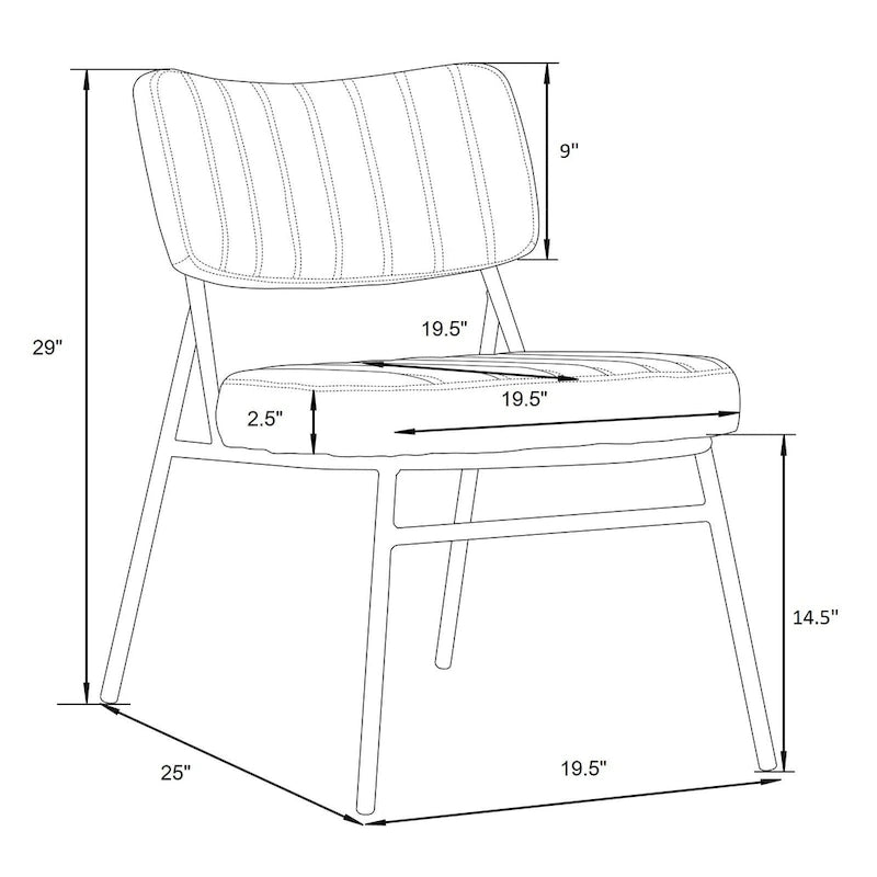 Lot de 2 fauteuils d'appoint en velours - Fauteuil rembourré moderne du milieu du siècle