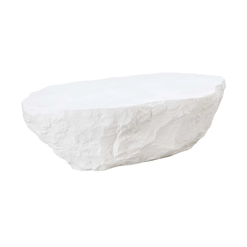 Table basse d'intérieur/extérieur en béton - Table d'appoint de style industriel moderne