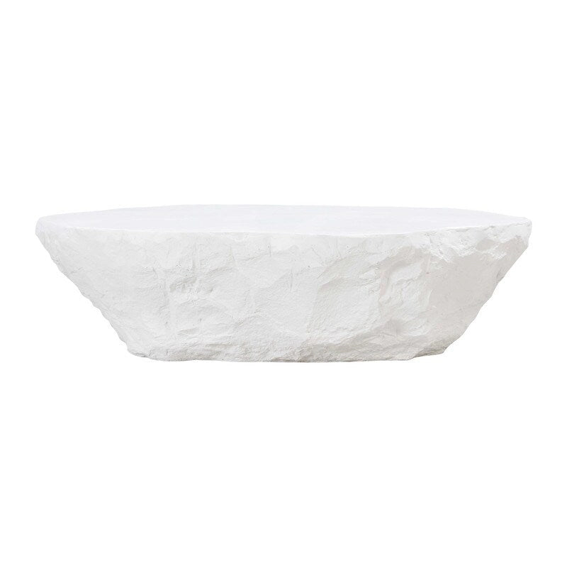 Table basse d'intérieur/extérieur en béton - Table d'appoint de style industriel moderne