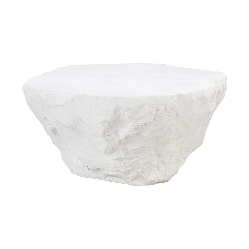 Table basse d'intérieur/extérieur en béton - Table d'appoint de style industriel moderne