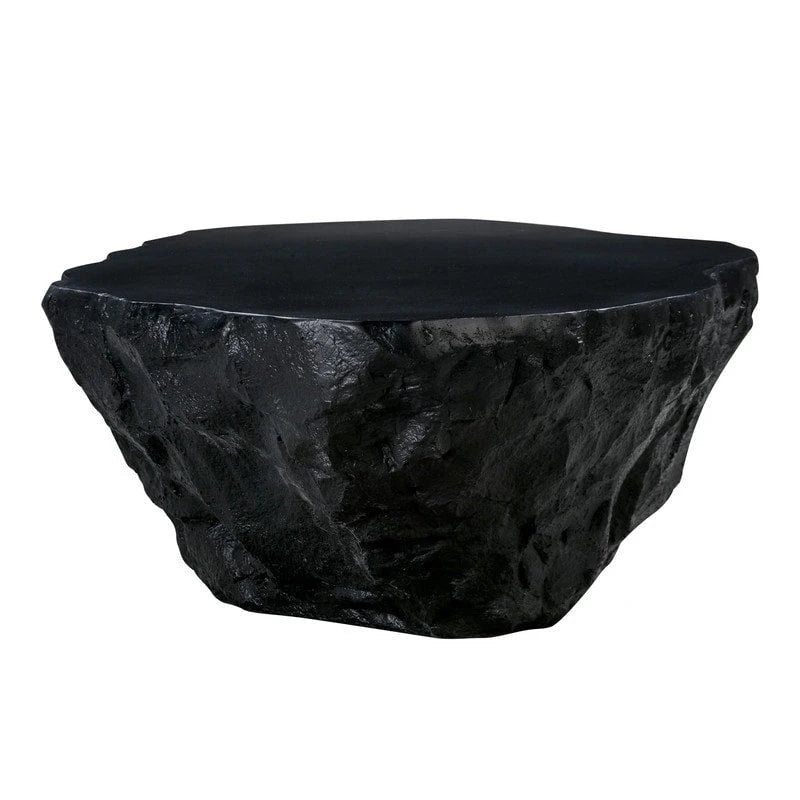 Table basse d'intérieur/extérieur en béton - Table d'appoint de style industriel moderne