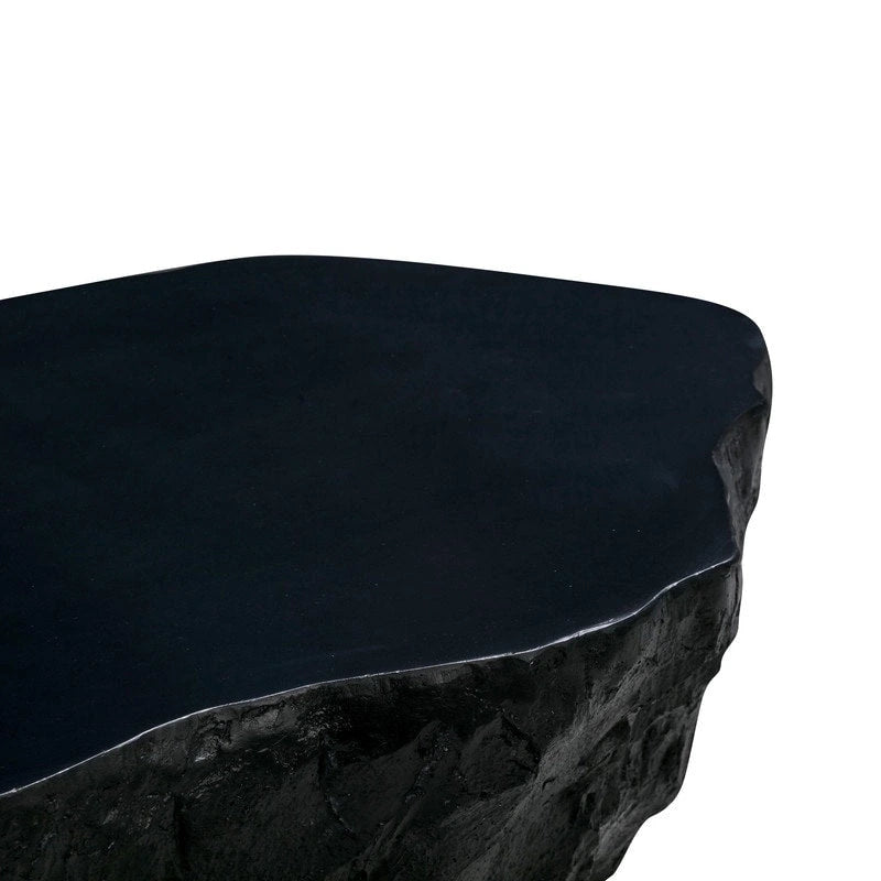 Table basse d'intérieur/extérieur en béton - Table d'appoint de style industriel moderne