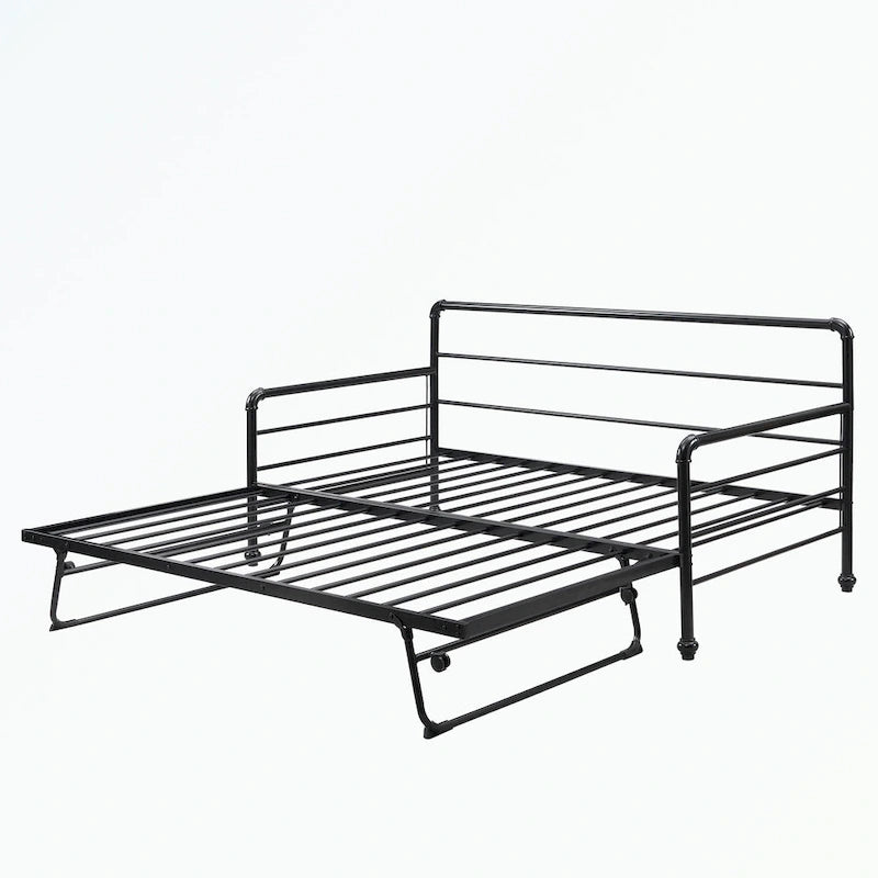 Lit de repos simple avec lit gigogne ajustable