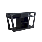 Meuble TV moderne de 152 cm avec 6 étagères et 1 tiroir – Silhouette audacieuse