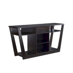 Meuble TV moderne de 152 cm avec 6 étagères et 1 tiroir – Silhouette audacieuse