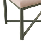 Pouffe Capitouné en Velours - Repose-pieds Doux et Siège d'Appoint pour le Salon