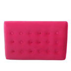 Pouffe Capitouné en Velours - Repose-pieds Doux et Siège d'Appoint pour le Salon