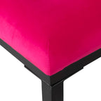 Pouffe Capitouné en Velours - Repose-pieds Doux et Siège d'Appoint pour le Salon