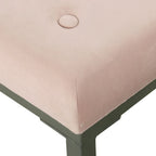 Pouffe Capitouné en Velours - Repose-pieds Doux et Siège d'Appoint pour le Salon