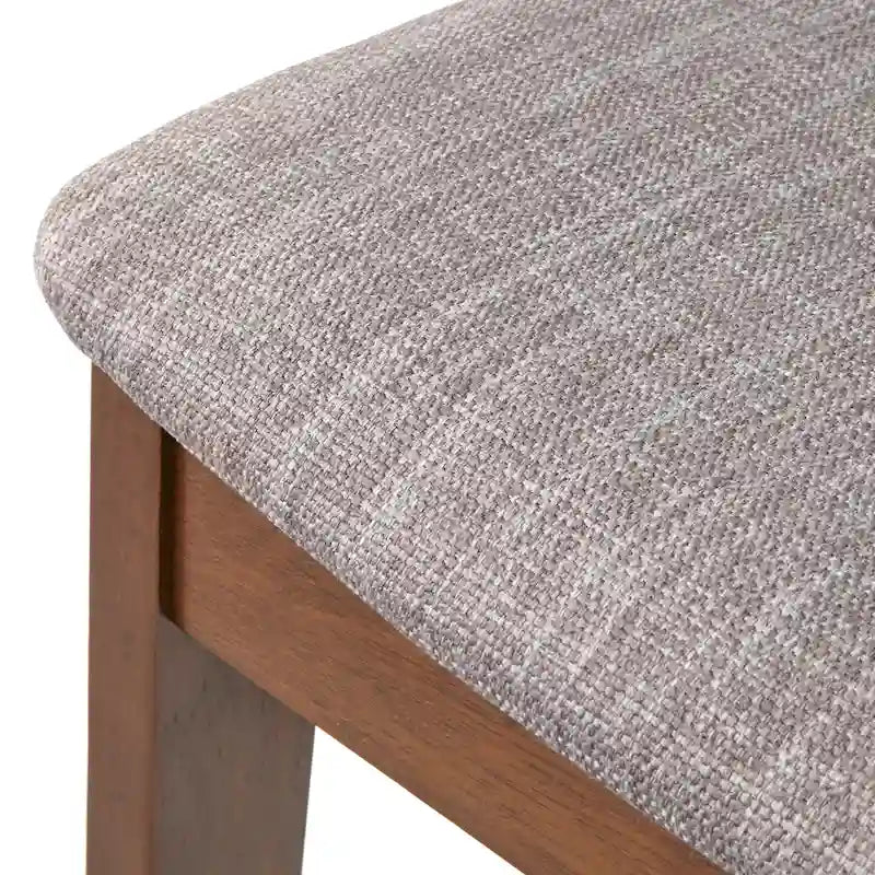 Lot de 2 chaises de salle à manger en bois massif - Chaises de cuisine de style classique