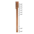 Tête de lit en bois contemporaine moderne gris clair - Accent de chambre minimaliste