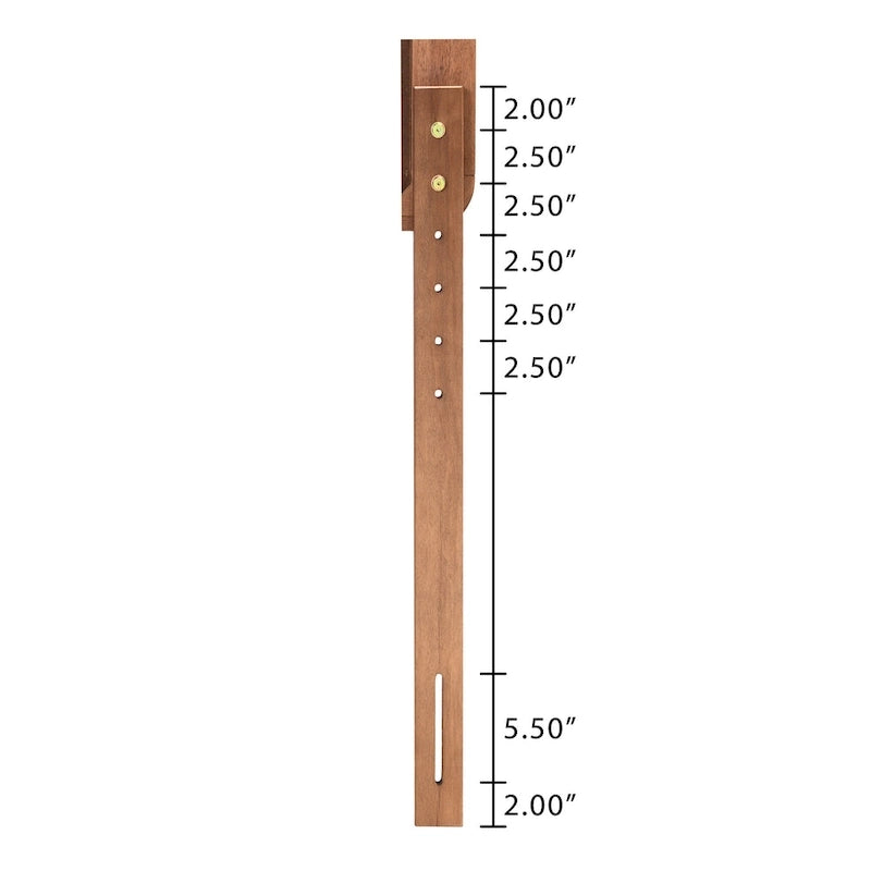 Tête de lit en bois contemporaine moderne gris clair - Accent de chambre minimaliste