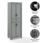 Ensemble buffet et garde-manger 3 pièces - Armoire de rangement de style ferme pour cuisine