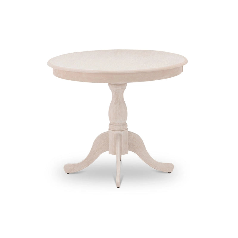 Table de salle à manger ronde avec pied central - Conception compacte pour petits espaces