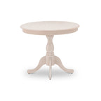 Table de salle à manger ronde avec pied central - Conception compacte pour petits espaces