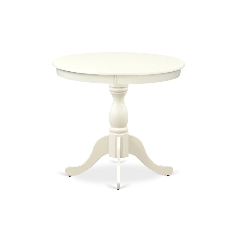 Table de salle à manger ronde avec pied central - Conception compacte pour petits espaces