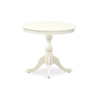 Table de salle à manger ronde avec pied central - Conception compacte pour petits espaces