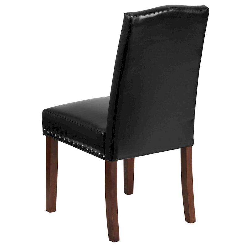 Chaise Parsons avec Clous Décoratifs Argentés (Lot de 2)