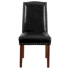 Chaise Parsons avec Clous Décoratifs Argentés (Lot de 2)