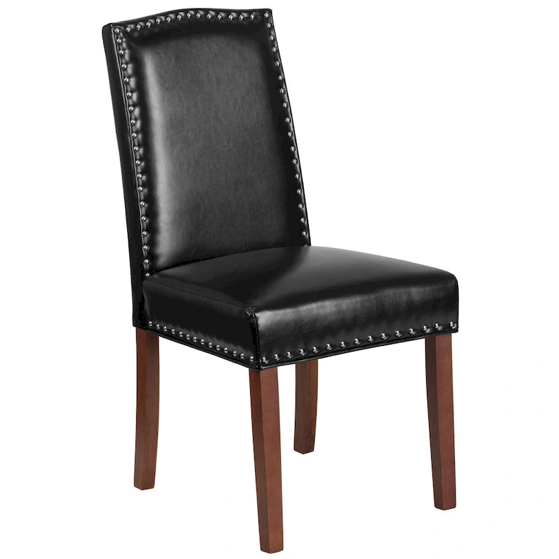 Chaise Parsons avec Clous Décoratifs Argentés (Lot de 2)