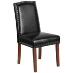 Chaise Parsons avec Clous Décoratifs Argentés (Lot de 2)