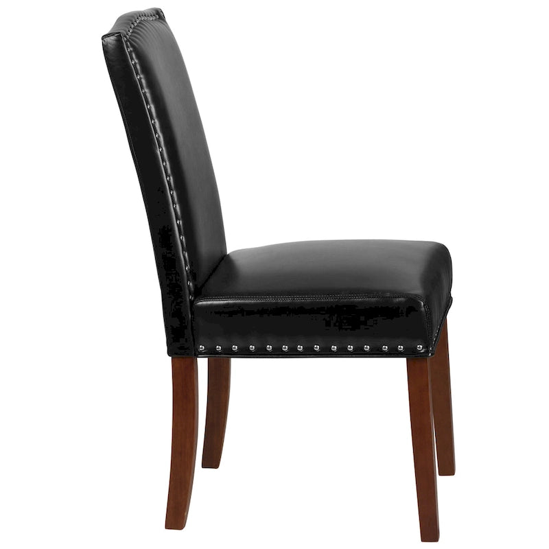 Chaise Parsons avec Clous Décoratifs Argentés (Lot de 2)
