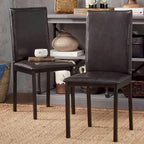 Ensemble de salle à manger 5 pièces en métal avec plateau imitation marbre et chaises rembourrées