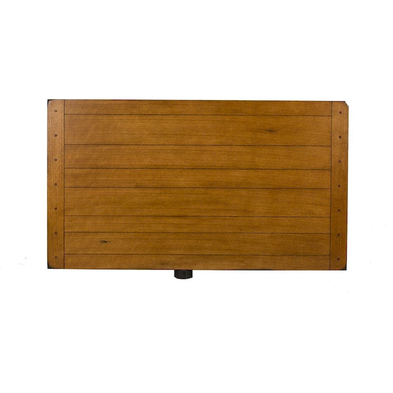 Table de salle à manger 36x60 en chêne rustique - Table de cuisine de style ferme en bois massif