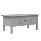 Table basse en pin massif - Table d'appoint rustique pour salon