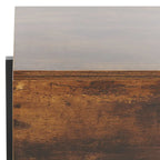 Table basse ronde en bois - Table d'appoint rustique pour salon