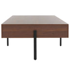 Table basse ronde en bois - Table d'appoint rustique pour salon