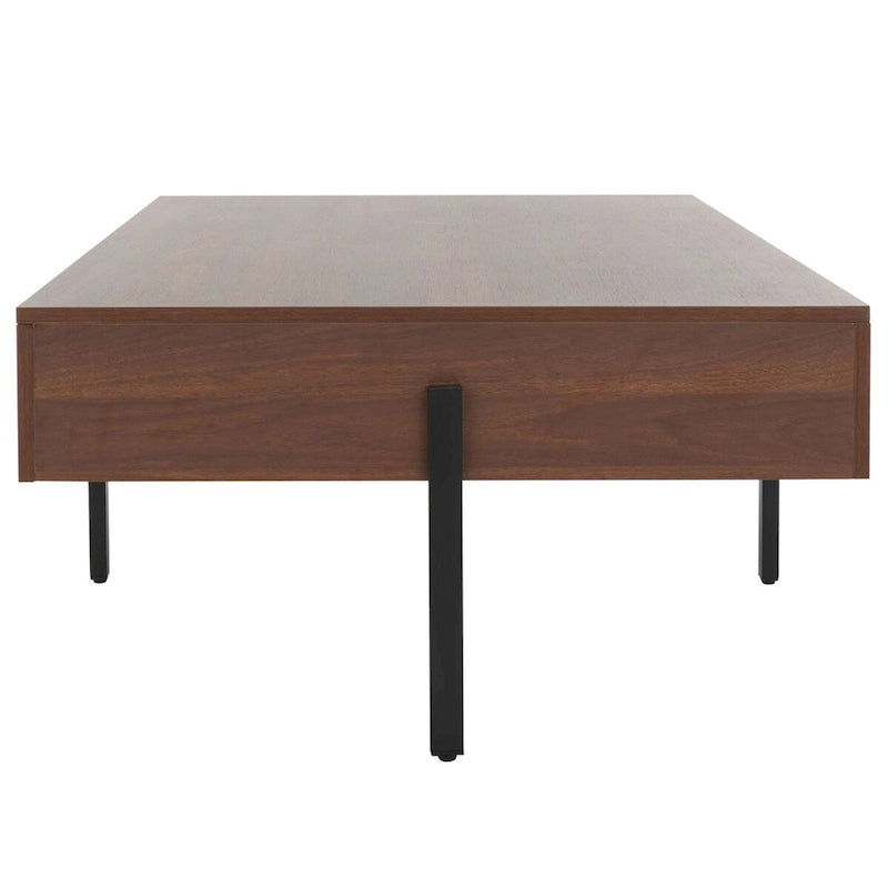 Table basse ronde en bois - Table d'appoint rustique pour salon