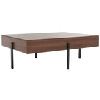 Table basse ronde en bois - Table d'appoint rustique pour salon