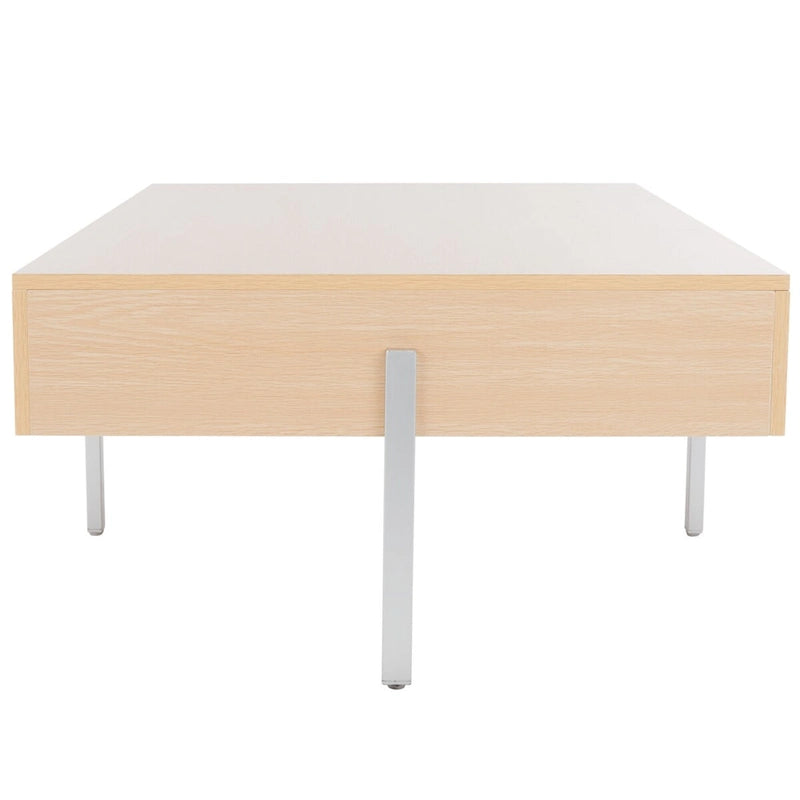 Table basse ronde en bois - Table d'appoint rustique pour salon