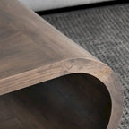 Table Basse Rectangulaire - Table Basse de Salon Moderne 51x23x18 Pouces